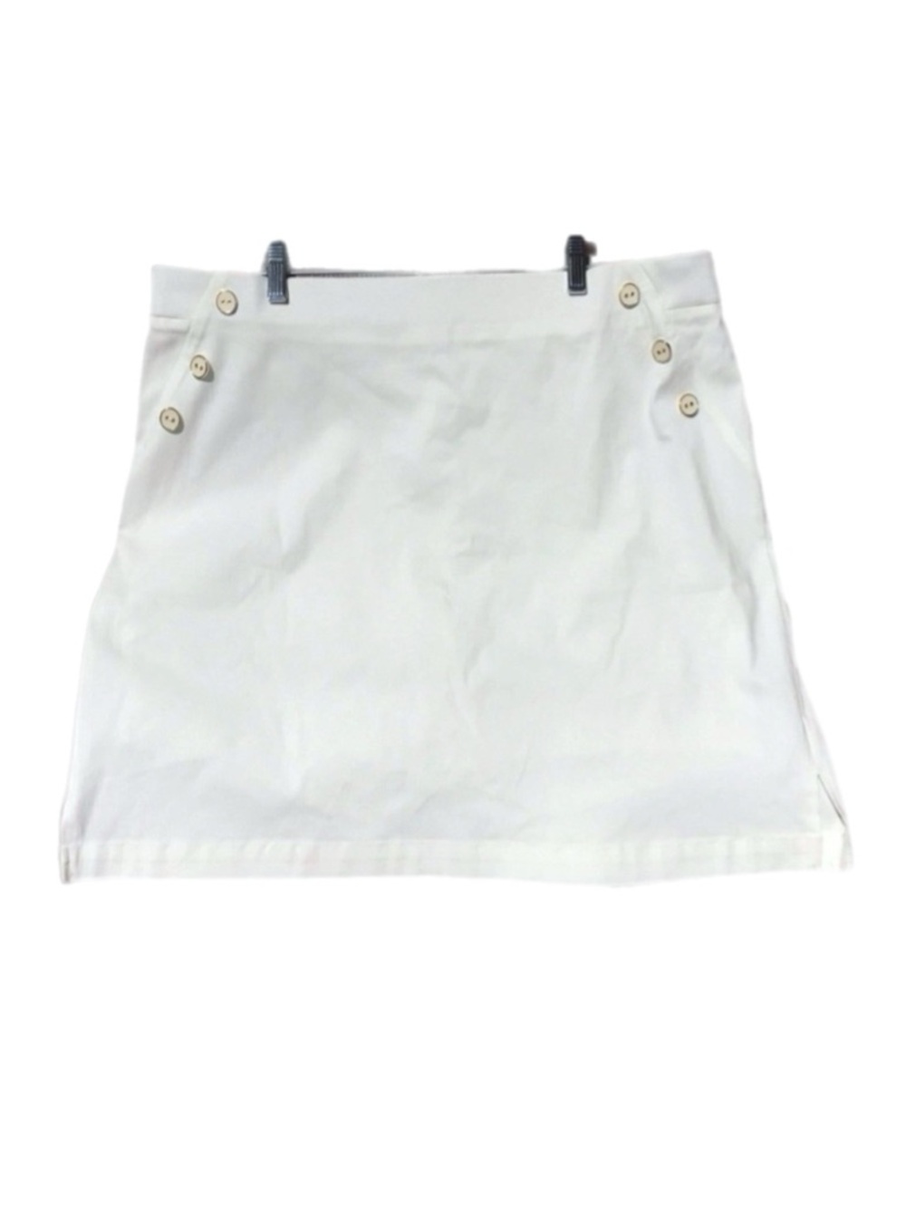 Rafaella Comfort Skort Size L White Stretch
